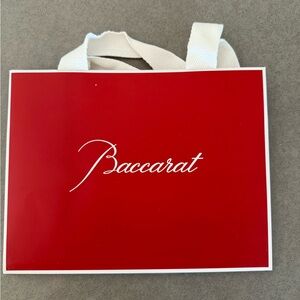 Baccarat Scarlet Tote with Ivory Handles